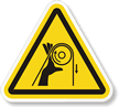 ISO 3864 2 Pinch Point/Entanglement Symbol Label