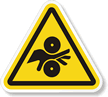 ISO 3864-2 Pinch Point/Entanglement Hazard Symbol
