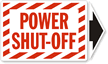 Power Shut-Off Label
