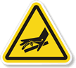 ISO Skin Puncture / Hydraulic Line Symbol Label