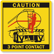 3 Point Contact Labels - Tanker Back
