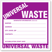 Universal Waste Label