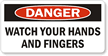 Watch Hands Fingers Label