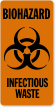 Biohazard Infectious Waste Label