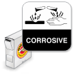 Corrosive Grab-a-Label (with DOT Picto)