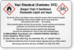 Custom Chemical Information Label