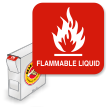 Flammable Liquid (with DOT hazard picot)