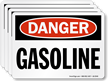 Gasoline OSHA Danger Label