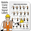 Mobile Crane Hand Signals Label | Crane Signalman Images