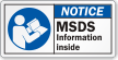 MSDS Information Inside ANSI Notice Label