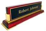 Custom Maiden Lane Wooden Nameplates 1.75"x8.5"