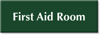 First Aid Room Engraved Sign