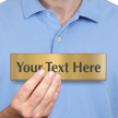Custom Text Engraved Brass Door Sign