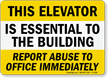 Report Abuse To Office Immediately Sign