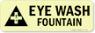 Eye Wash Fountain Sign