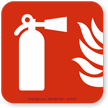 Fire Extinguisher Symbol NFPA 170 Sign