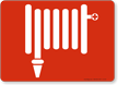 Fire Hose Symbol - Fire and Emergency Sign
