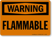 Flammable OSHA Warning Sign