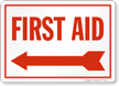 First Aid Sign