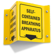 Self-Contained Breathing Apparatus (with arrow)