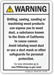 Raw Wood Product Exposure Prop 65 Warning