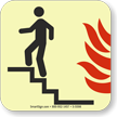 GlowSmart™ Use Stairs in Fire Sign