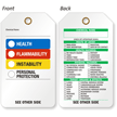 Health Flammability Instability Personal Protection 2-Sided Tag
