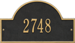 Arch Marker Standard One Line Wall Plaque