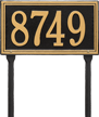 Double Line Standard Lawn Plaque, One Line