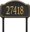 Williamsburg Estate Lawn Address Plaque, One Line