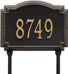 Williamsburg Standard Lawn Address Plaque, One Line