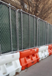 Green Privacy Screen for Yodock Water Barrier