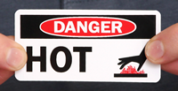 Hot Danger Labels