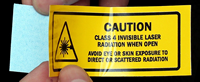 Caution Safety Label