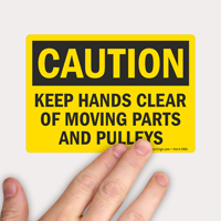 Caution: Hands at Risk of Moving Parts
