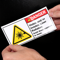 Laser Radiation. Avoid Direct Exposure Beam Labels