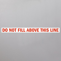 Fill Line Indicator Label