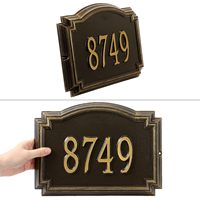 Williamsburg Standard Wall Address Plaque