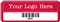 Custom Barcode Tags, 3/4 in. x 2 in.