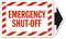 Emergency Shut-Off Label
