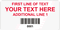 Rectangular Custom Template - Barcode