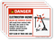 Electrocution Hazard Death Or Serious Injury Danger Label