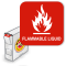 Flammable Liquid (with DOT hazard picot)