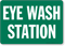 Eye Wash Station Sign